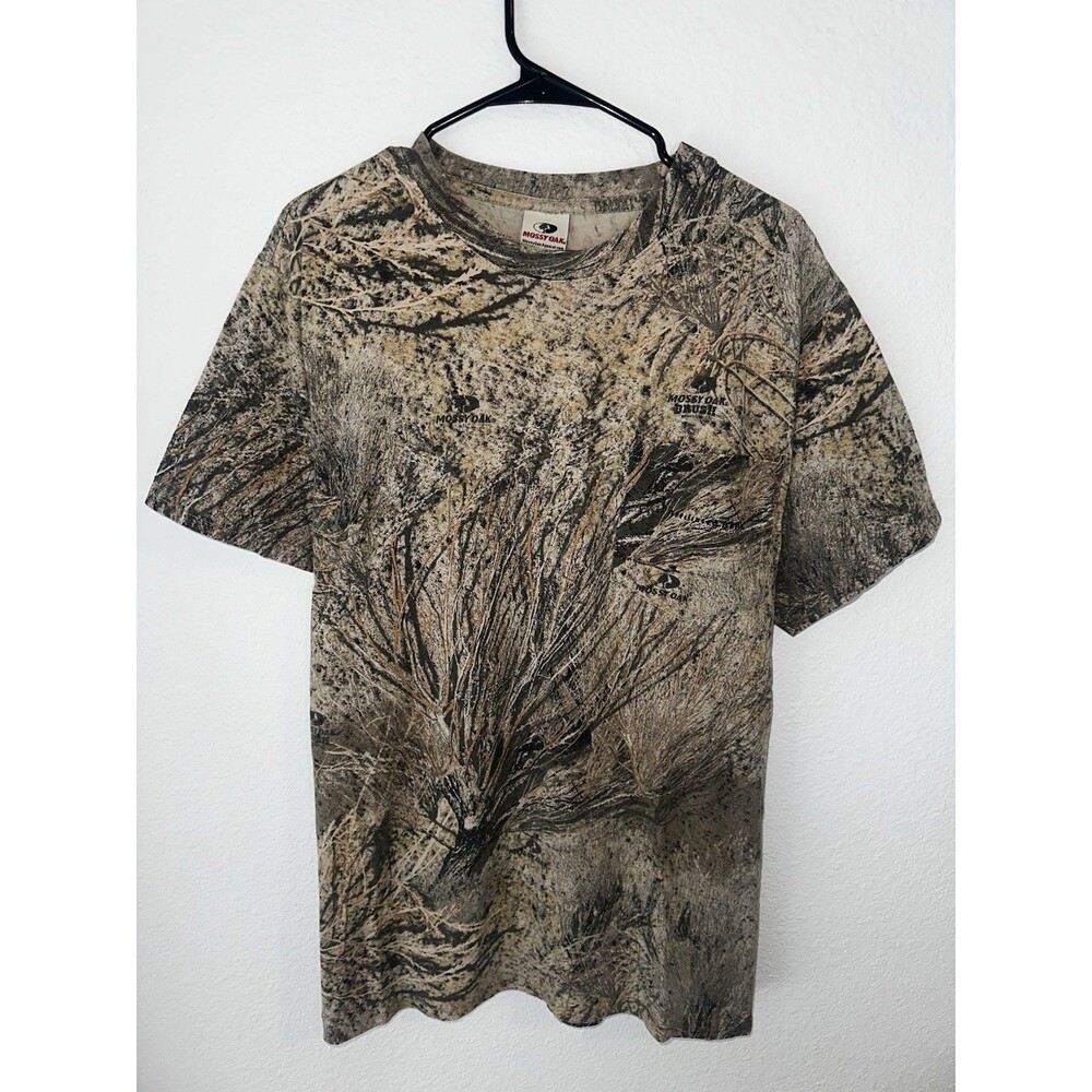 MOSSY OAK Men’s T Shirt Size XL Camoflauge Short Sleeve 100% Cotton Hunting